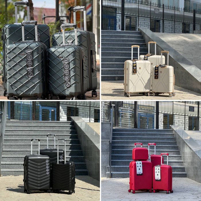 Море чемоданов!Чемодан Польша на колесах,валіза,сумка на колесах,дорож