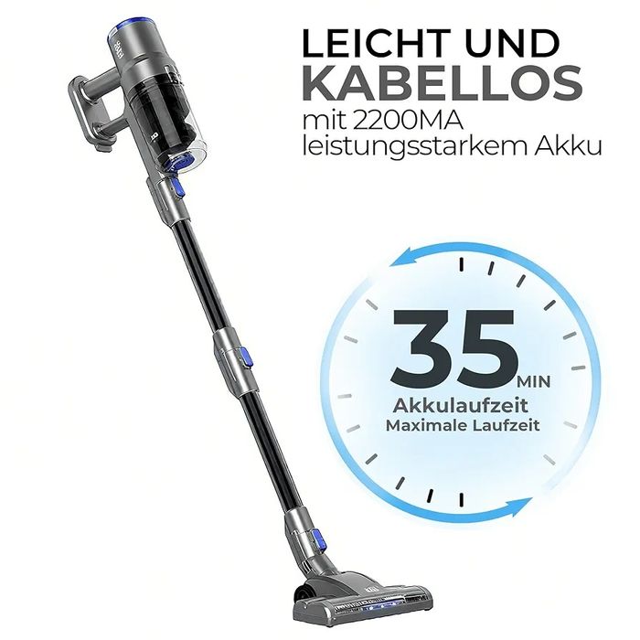 Jetzt XS27 odkurzacz akumulatorowy, 35 min/150 W/0,8 l / 20 kPa