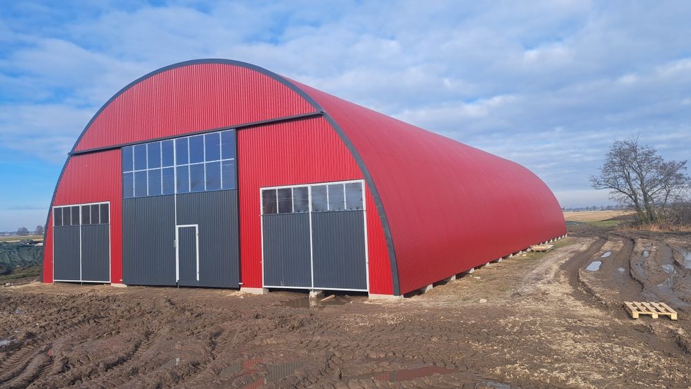 Hala łukowa magazynowa 18×40