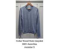 Sweter męski, 100% bawełna, Cedar Wood State, rozmiar S