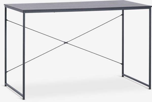 Стіл письмовий 120x60см чорний