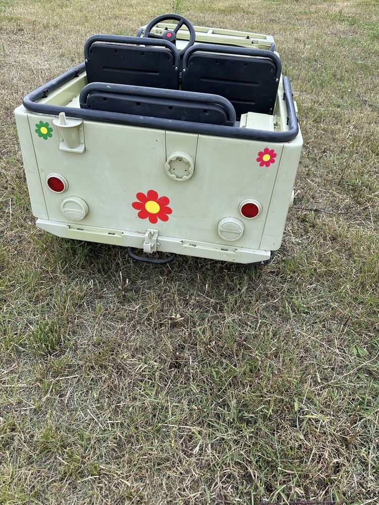 Jeep Willys 3 osobowy na Akumulator 12V 4x4