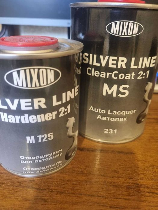 Акриловий лак Mixon Silver Line 2 + 1 MS-231 0,8л + затверджувач 0,4л