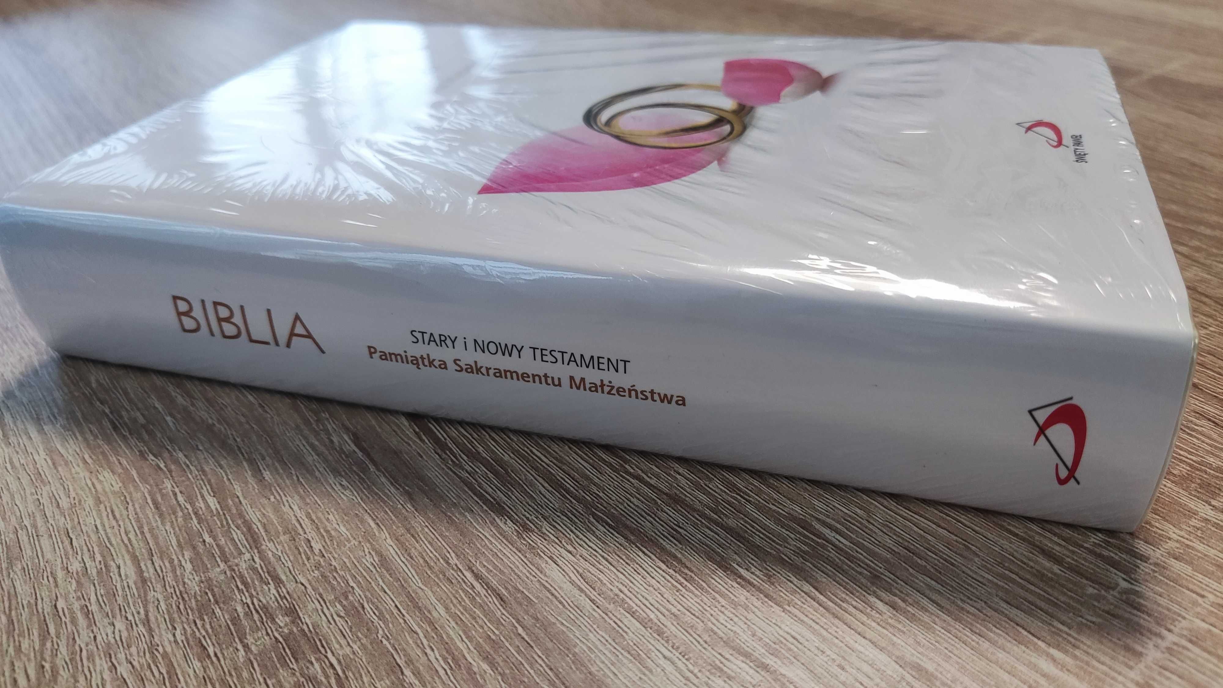Biblia. Stary i Nowy Testament. Pamiątka Sakramentu Małżeństwa