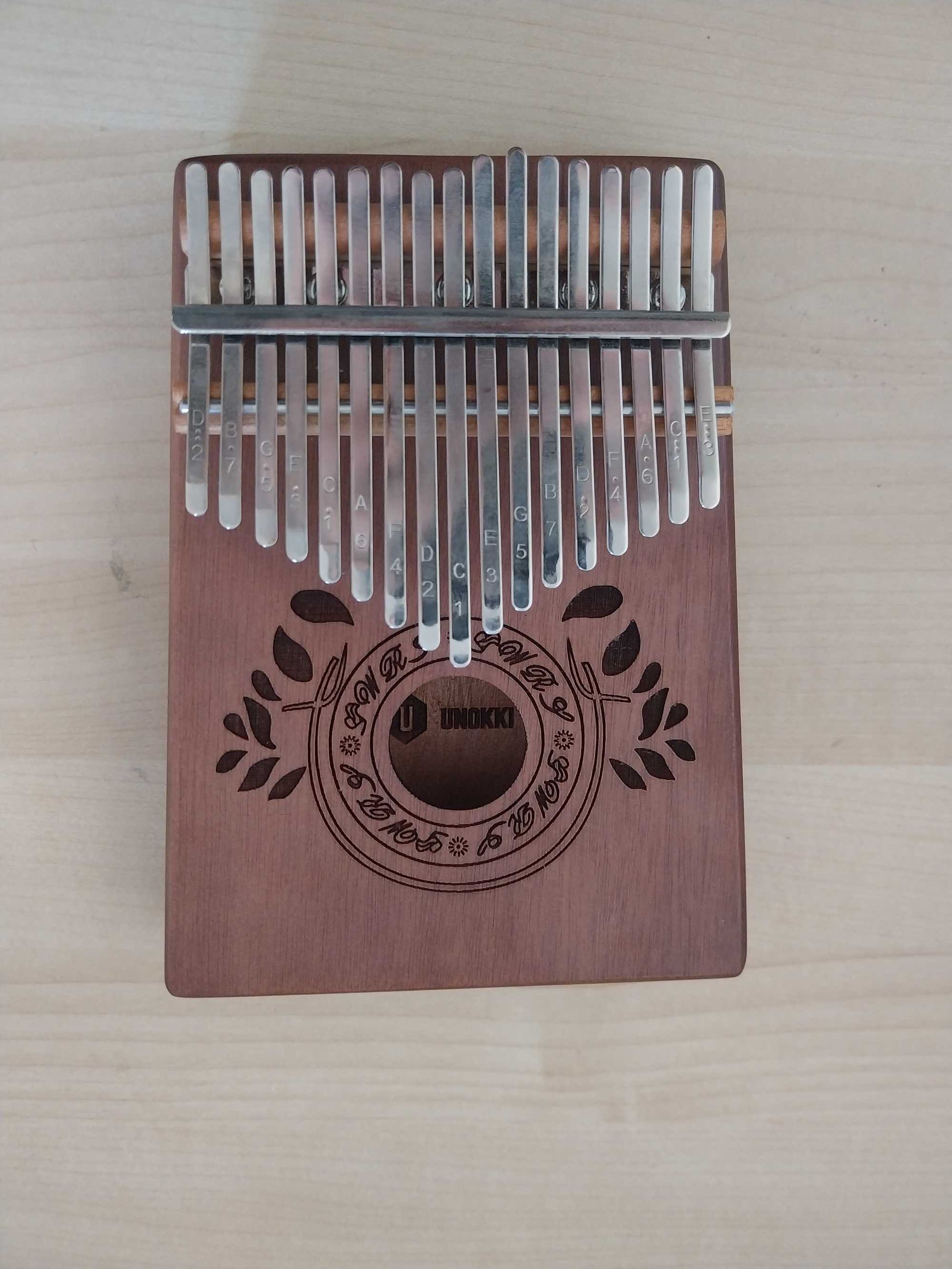 Kalimba 17 Teclas  (Novo)