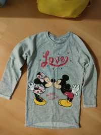 Bluza Minnie Mickey 122 128 dziewczęca 7 8 lat