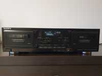 Sony ct-wr535 magnetofon dwu kasetowy
