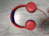 Słuchawki nauszne JBL JR300 czerwono-niebieskie