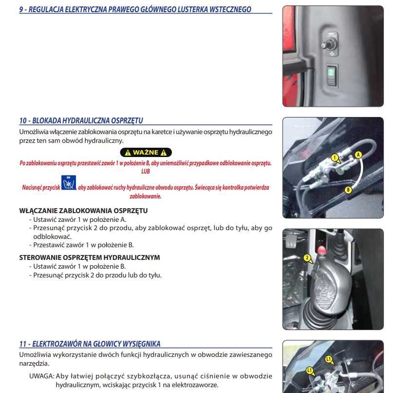 Instrukcja obsługi Manitou MLT 635, MLT 737, MLT 733 język Polski