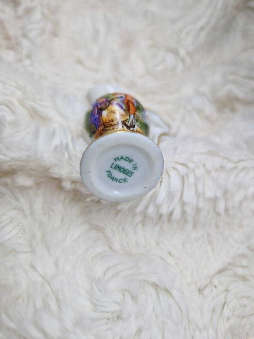 Colecção - Miniatura Jarro Porcelana Limoges França