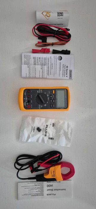 Conjunto FLUKE [NOVO]: Fluke 87V IMSK + Fluke 393 FC CAT III 1500 V