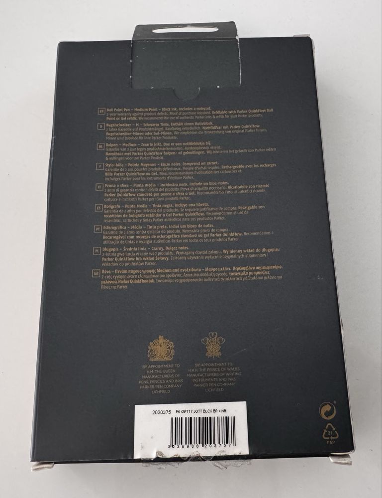 Zestaw Parker Jotter długopis notes