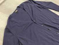 Granatowy sweter Kardigan wełniany 100% Wełna Marz l-xxl