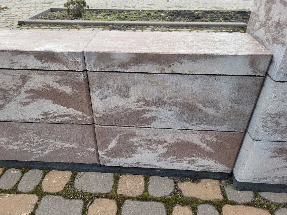 Блок для паркану. Декоративні блоки для забора. Кришки для паркану