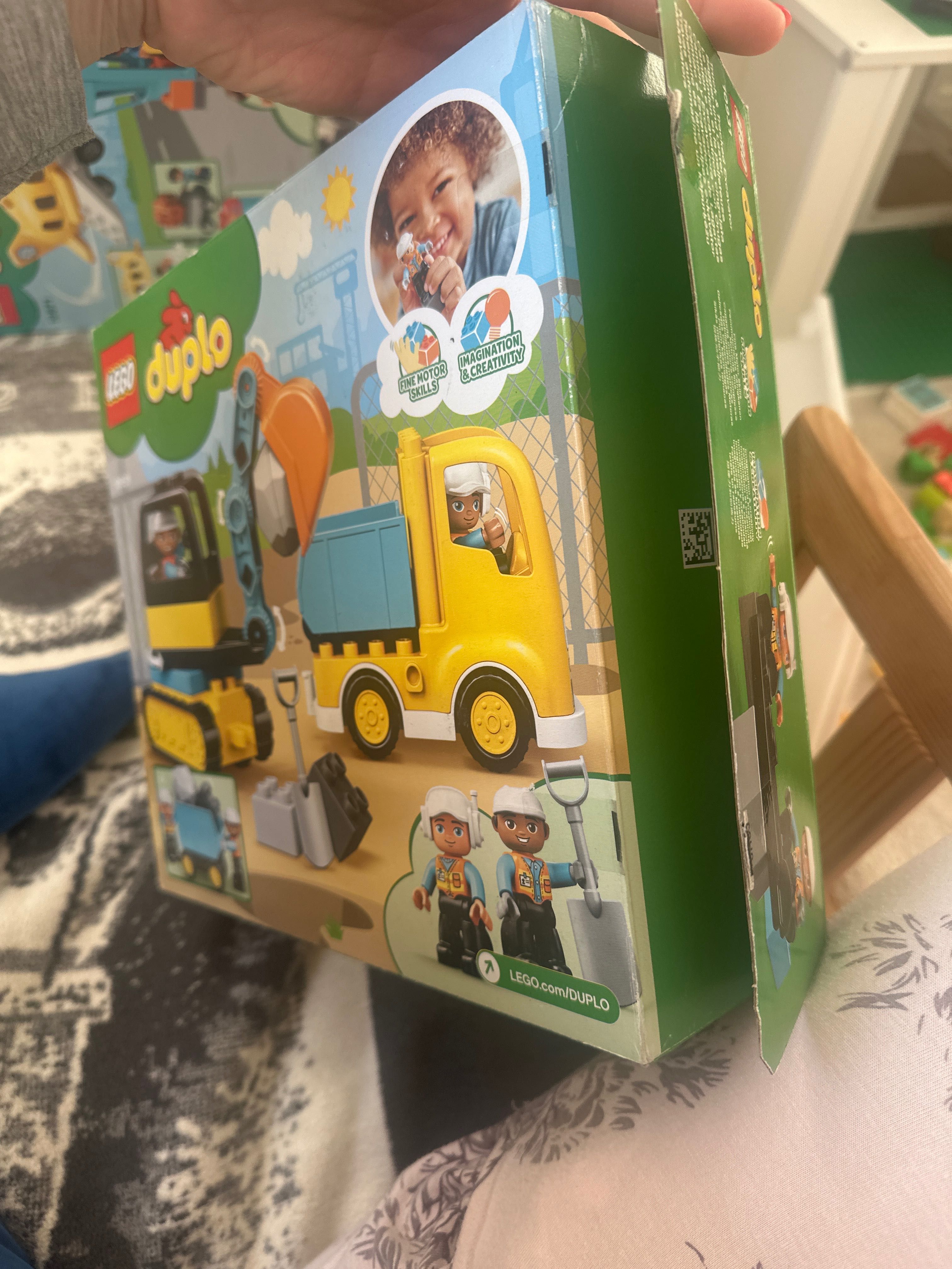 Lego duplo 10931 koparka plac budowy wywrotka jak nowe!