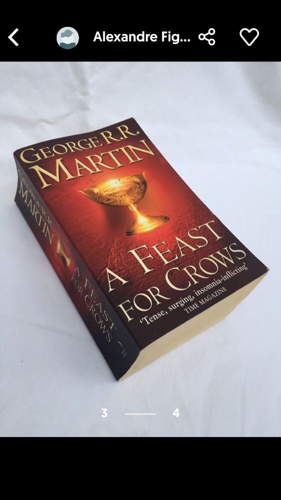 A Game of Thrones ; A Feast For Crows - George R. R. Martin