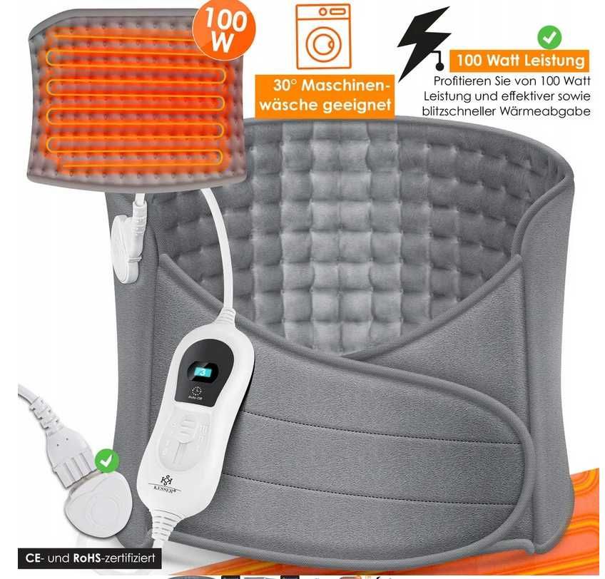 Elektryczna poduszka grzewcza KESSER na brzuch i plecy