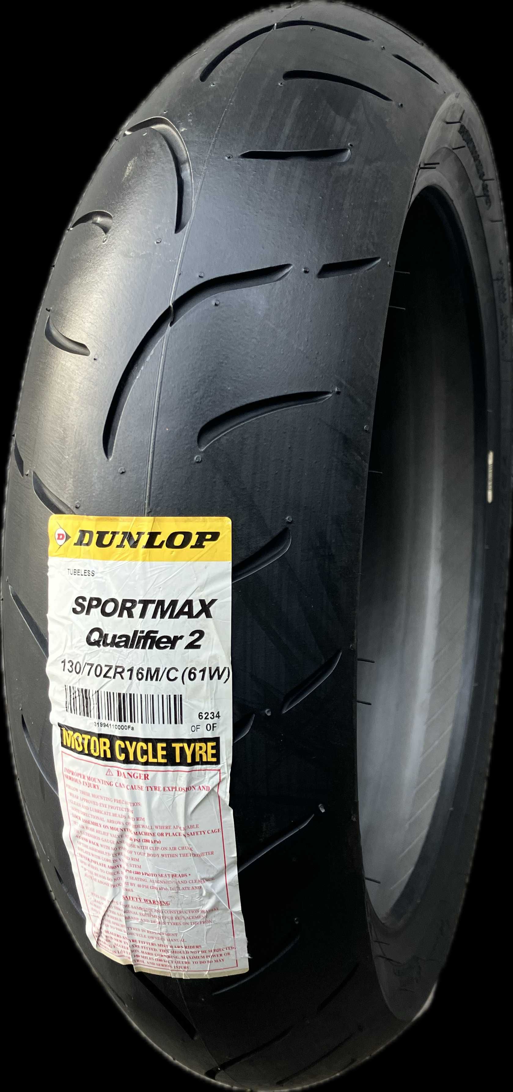 130/70ZR16 Dunlop Sportmax Qualifier II 61W CB 600 F Hornet CBR 900RR