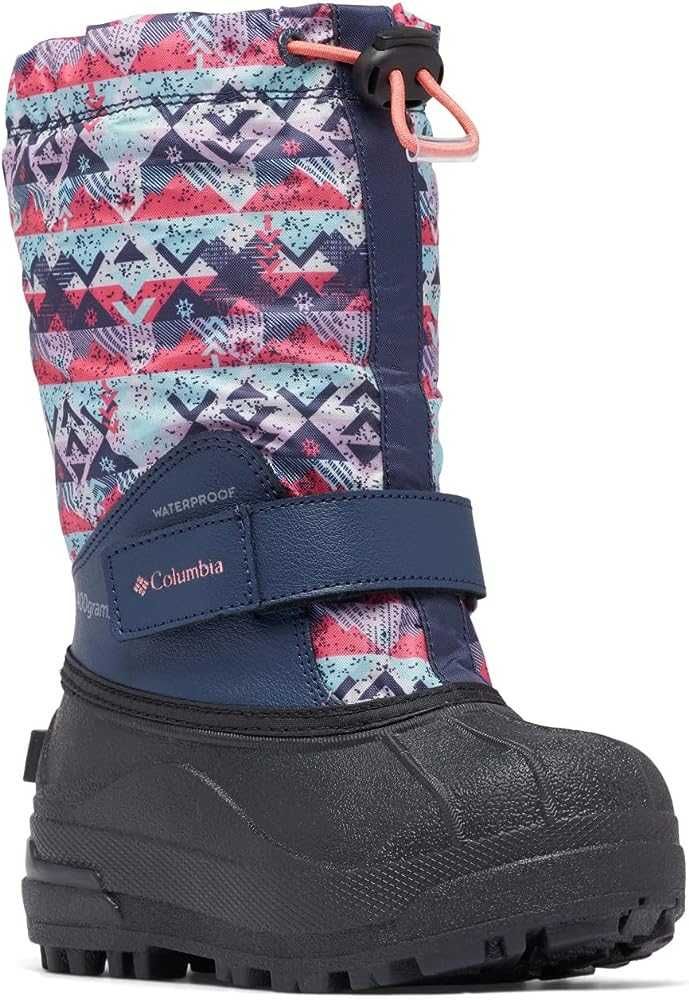 Зимові чоботи сноубутси Columbia Youth Powderbug Forty Print Snow Boot