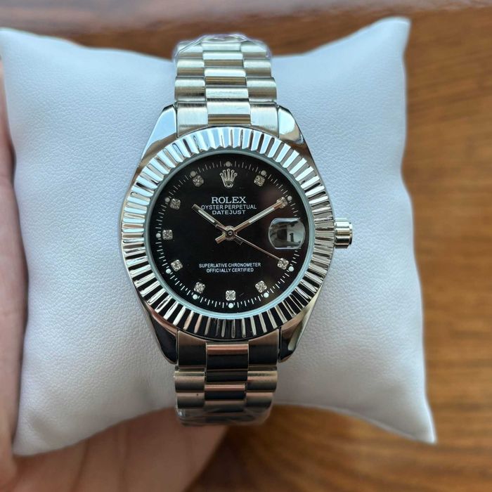 Жіночий механічний годинник на браслеті Rolex DateJust