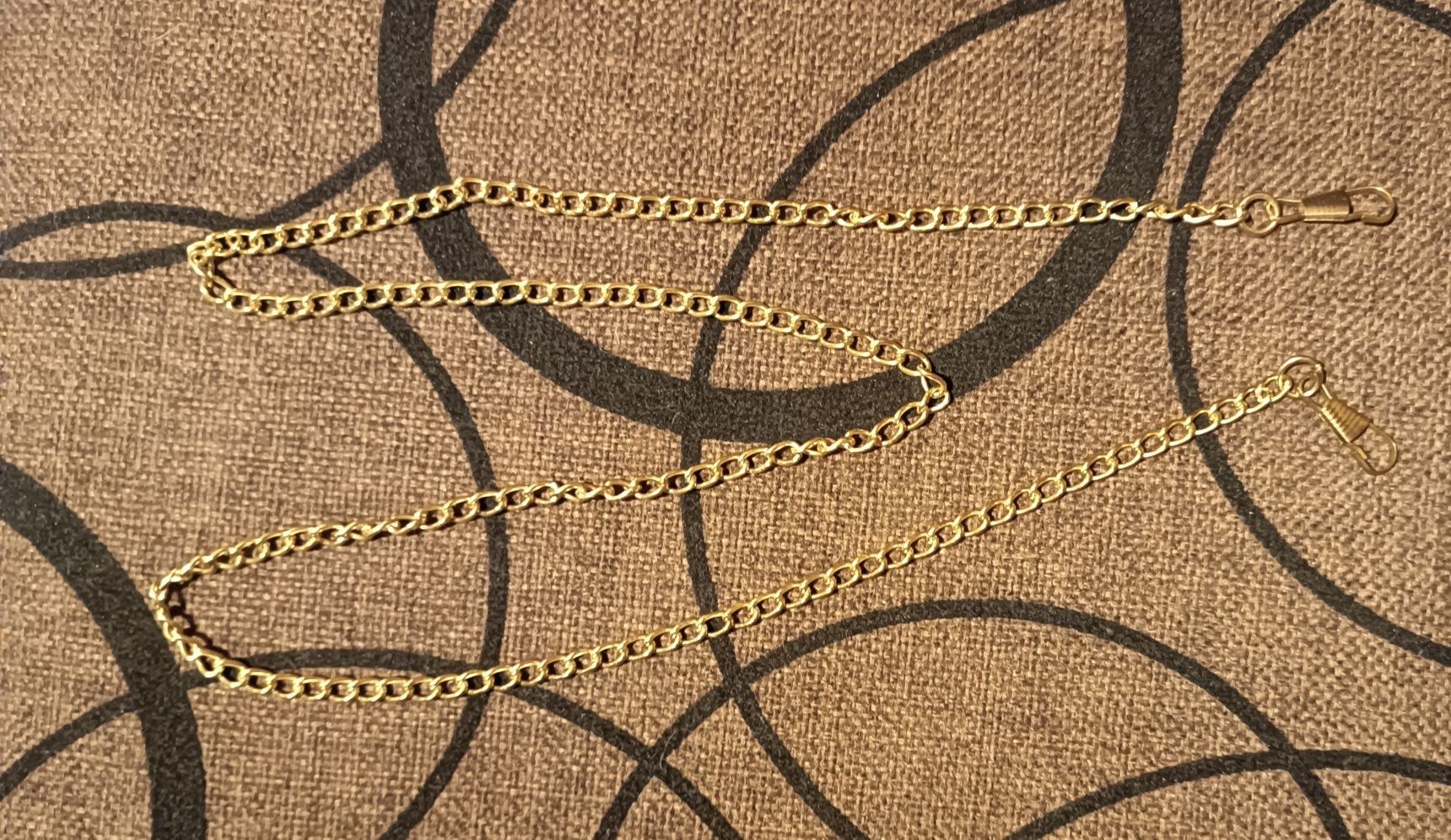 Łańcuszek do torebki kolor złoty 87 cm