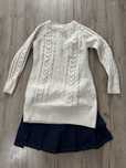 Sweter bialy HM dlugi