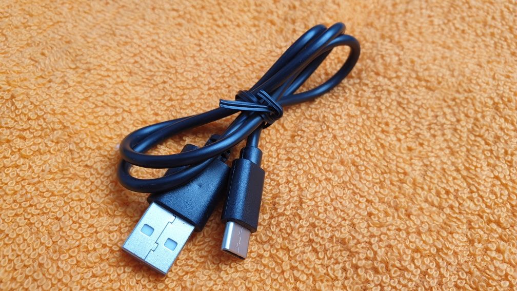 Nowy zestaw 2 lampek rowerowych LED przód tył USB oświetlenie