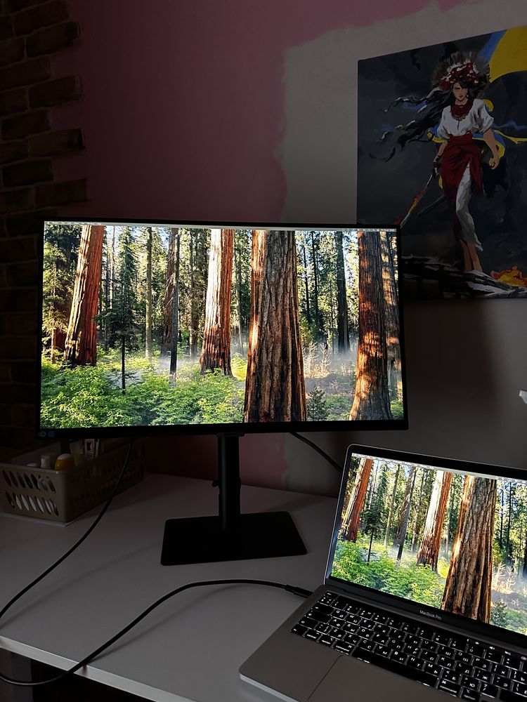 Монітор 27" Samsung S8 S27A800U (LS27A800UNIXCI)