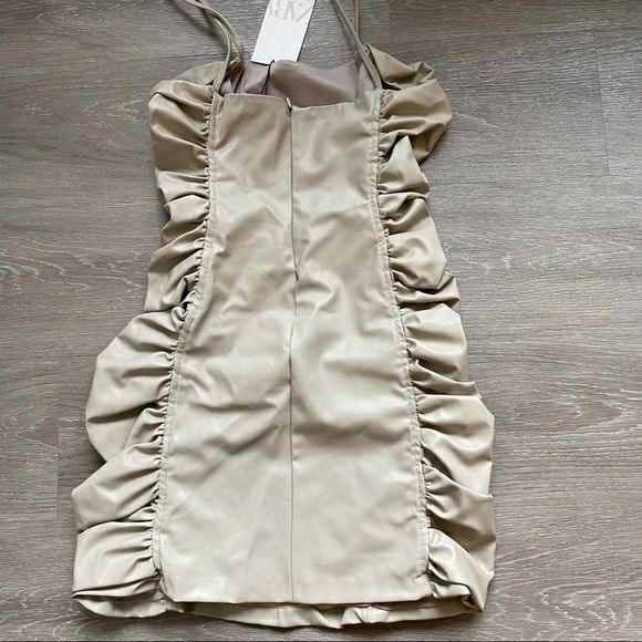 Сексуальное шикарное платье Zara, с драпировкой