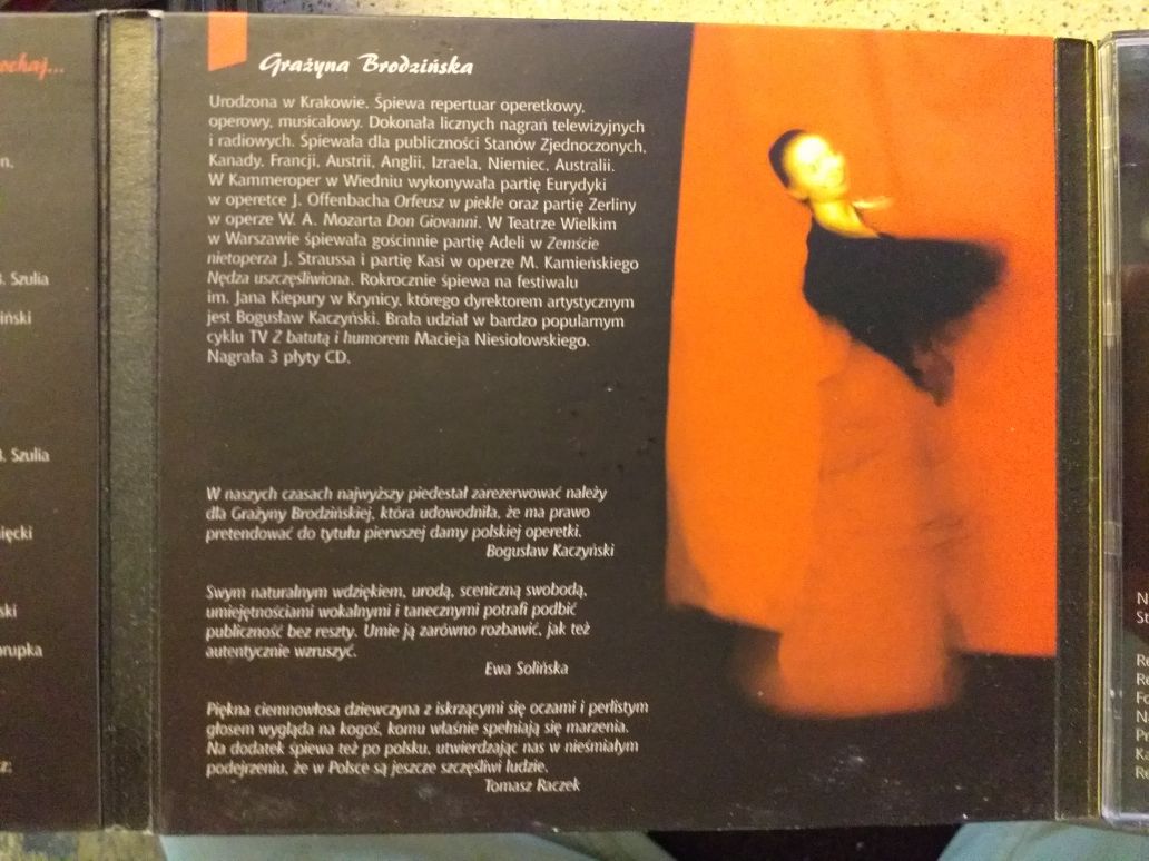 CD Grażyna Brodzińska Spiewaj, kochaj.. Polskie Radio 2002
