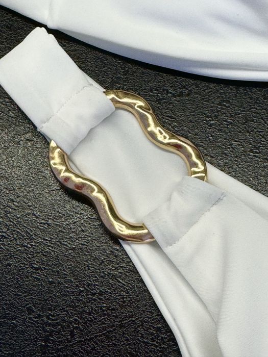 Білий Купальник Бандо  - m