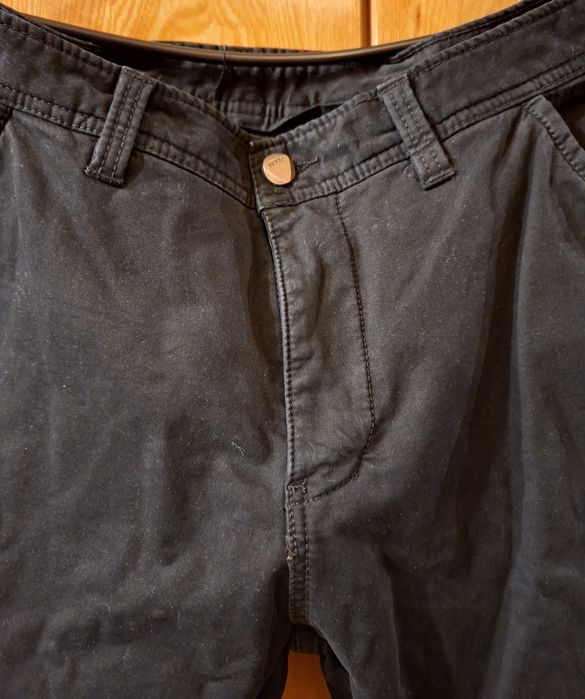 Ocieplane bojówki męskie spodnie XL