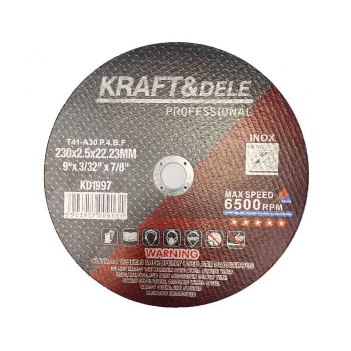 TARCZA do cięcia METALU 1 szt. 230 x 2,5 x 22,23 mm KD1997