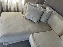Sofá de 4 lugares com chaise longue