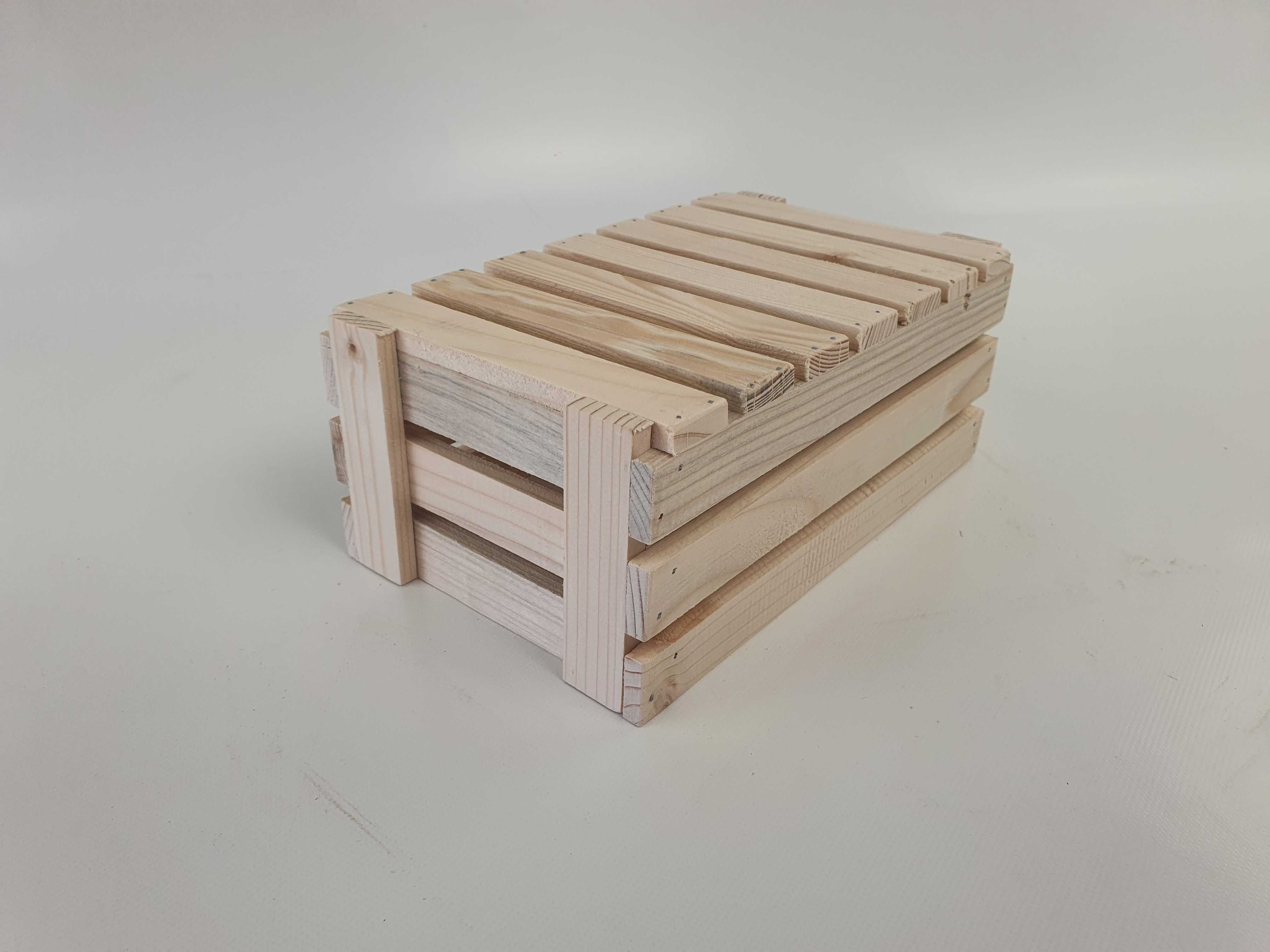 Skrzynka drewniana PREMIUM półka dekoracyjna 25x15x10 rozmiar S