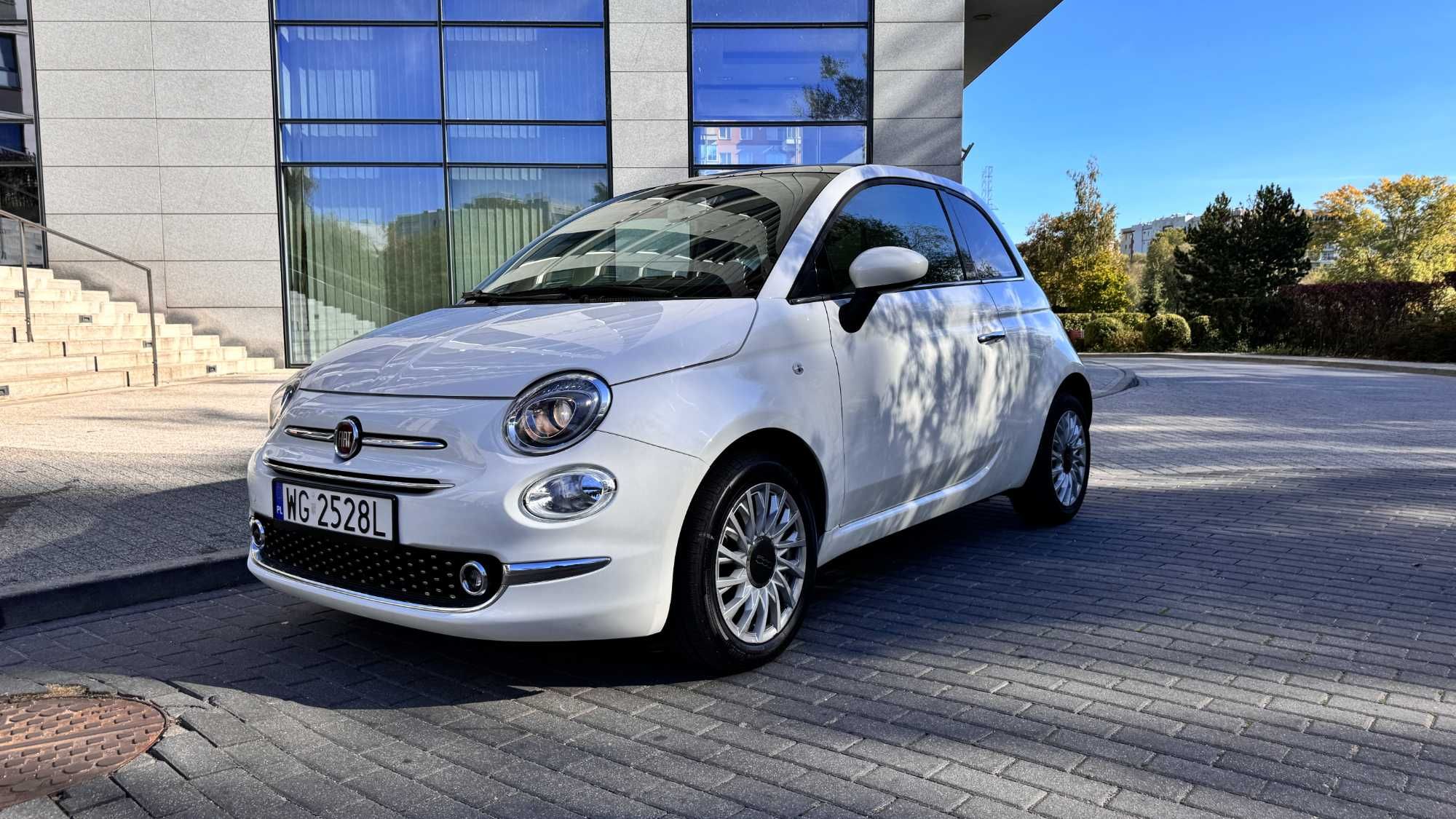 Fiat 500 1.2 Benzyna 2018r niski przebieg zadbany
