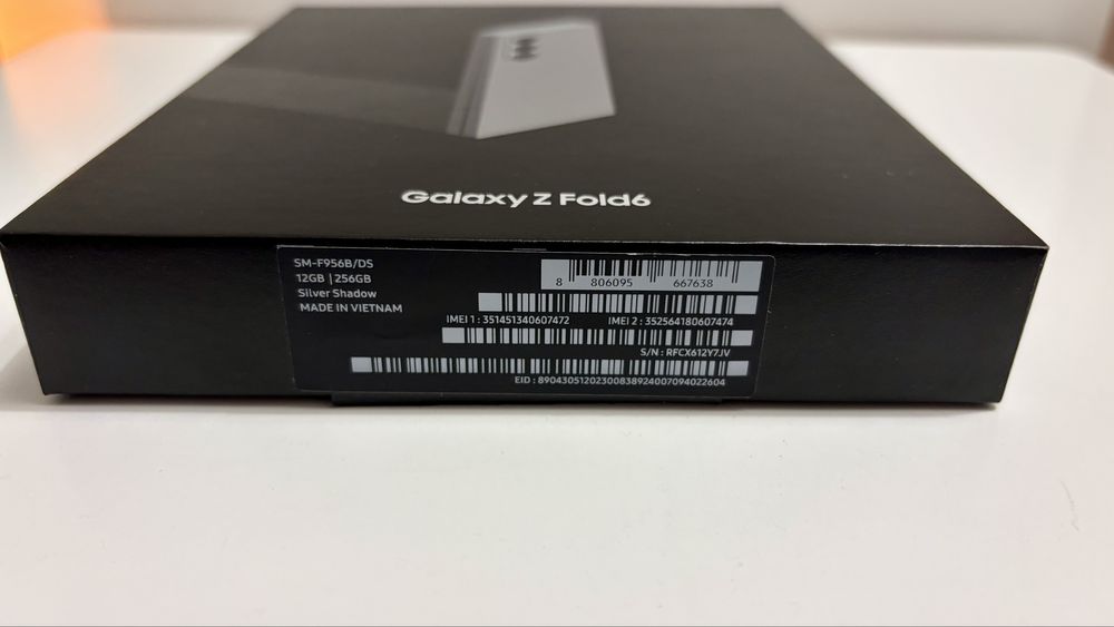Nowy Samsung Galaxy Z Fold 6 12/256GB Silver PL Gwarancja