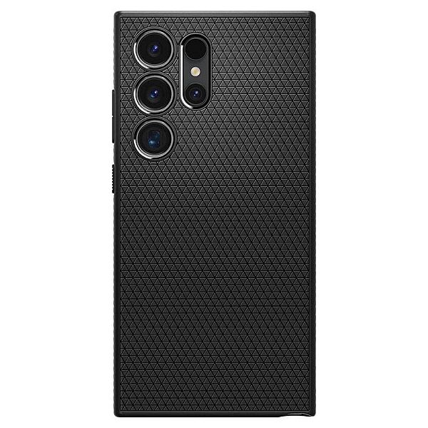 Etui Spigen Liquid Air na Samsung Galaxy S24 Ultra - czarny mat