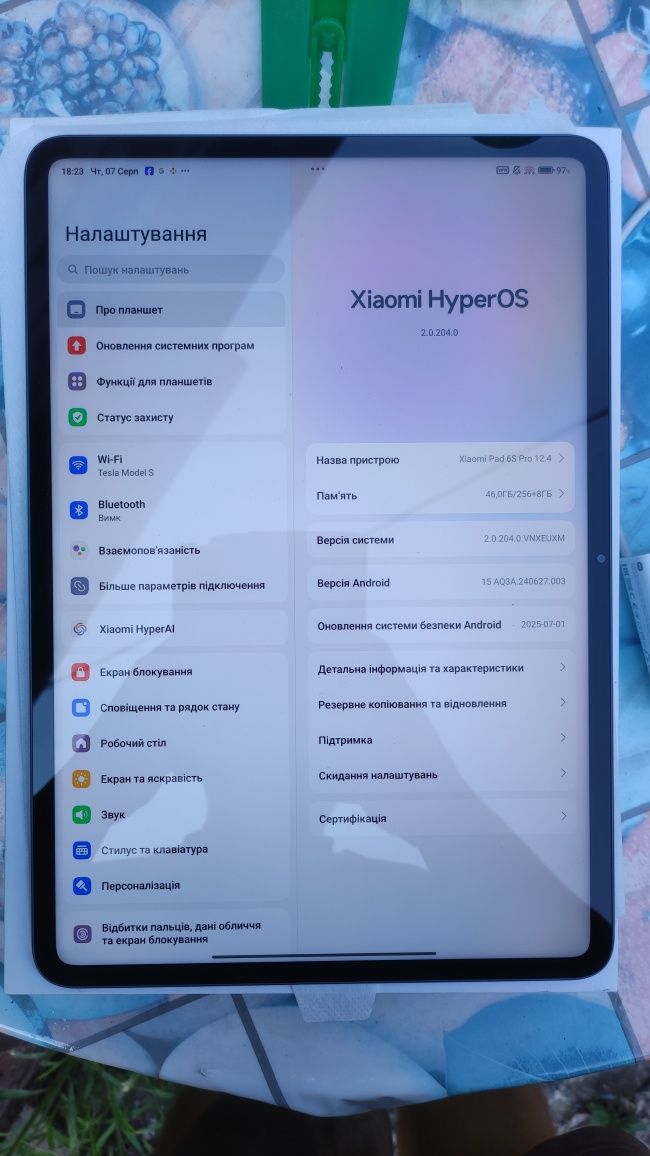 Планшет Xiaomi Pad 6S Pro 12.4 8/256