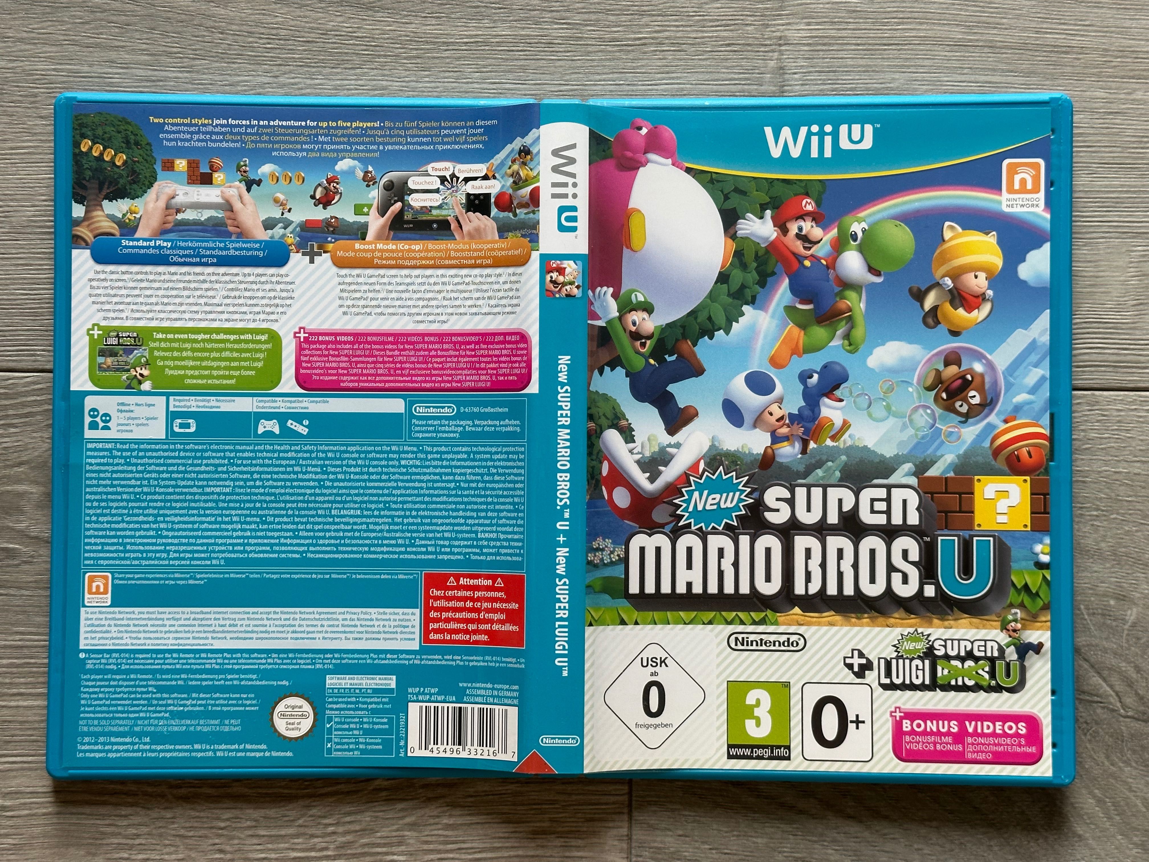 New Super Mario Bros. U + New Super Luigi U / Wii U