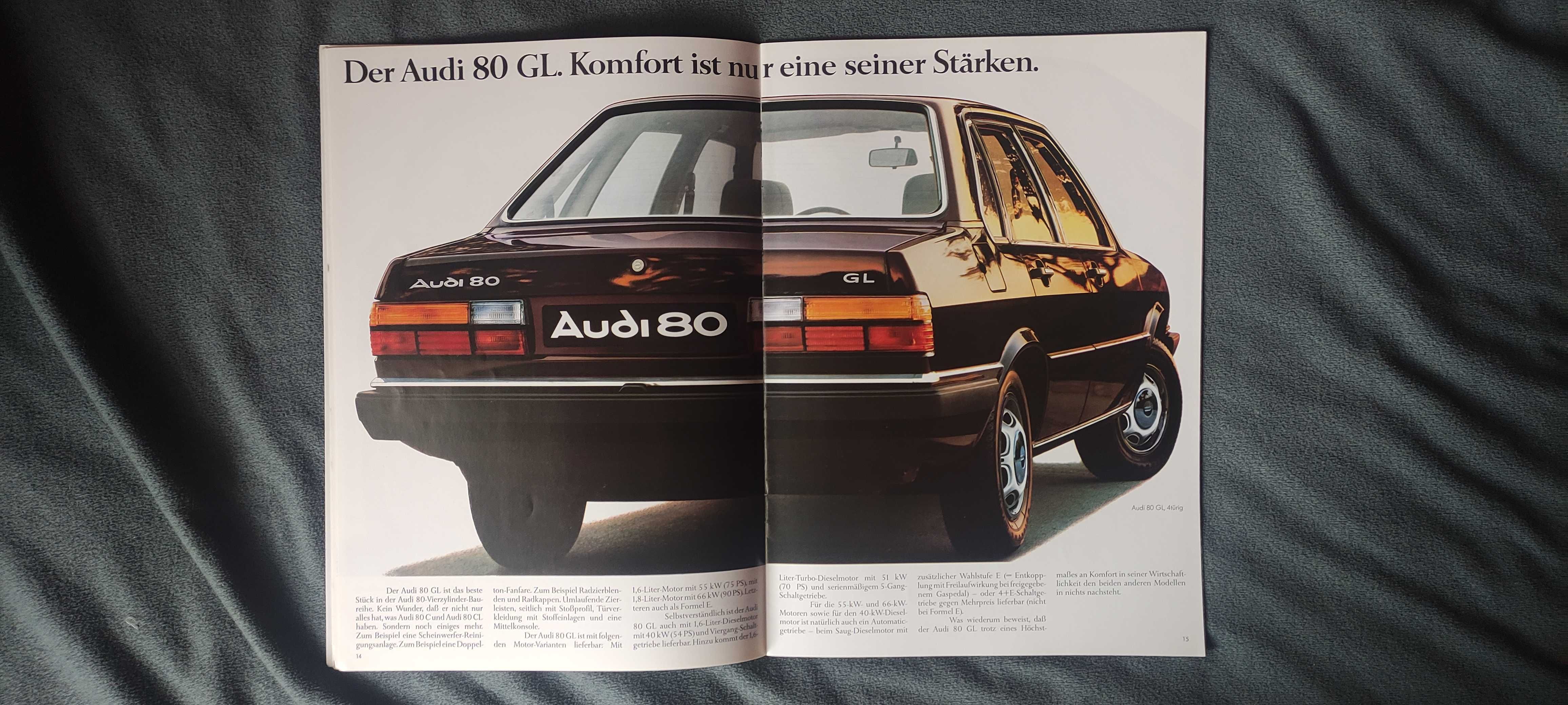 Prospekt Audi 80