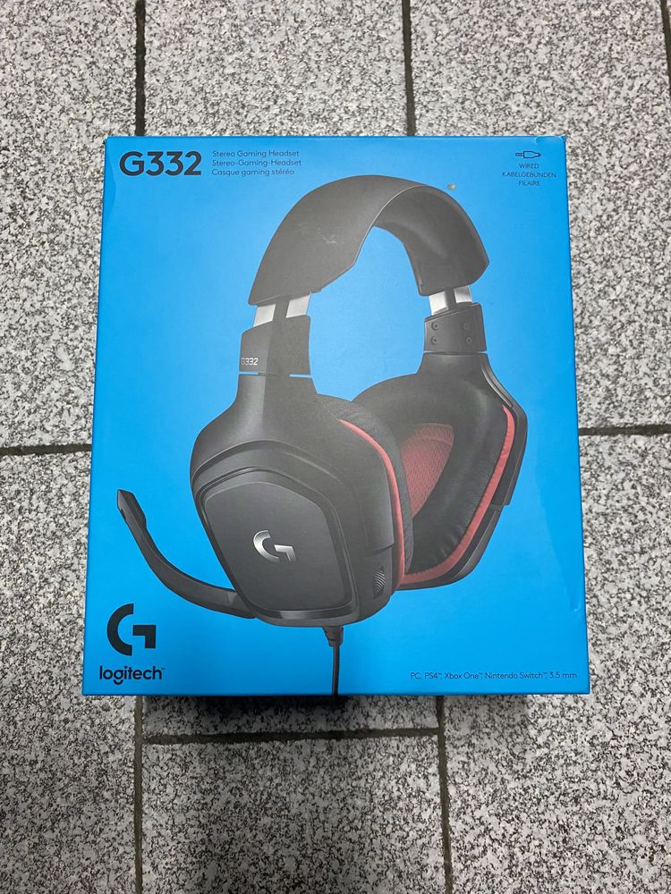 Auscultadores/Fones Gaming com Fio LOGITECH G332 c/ garantia