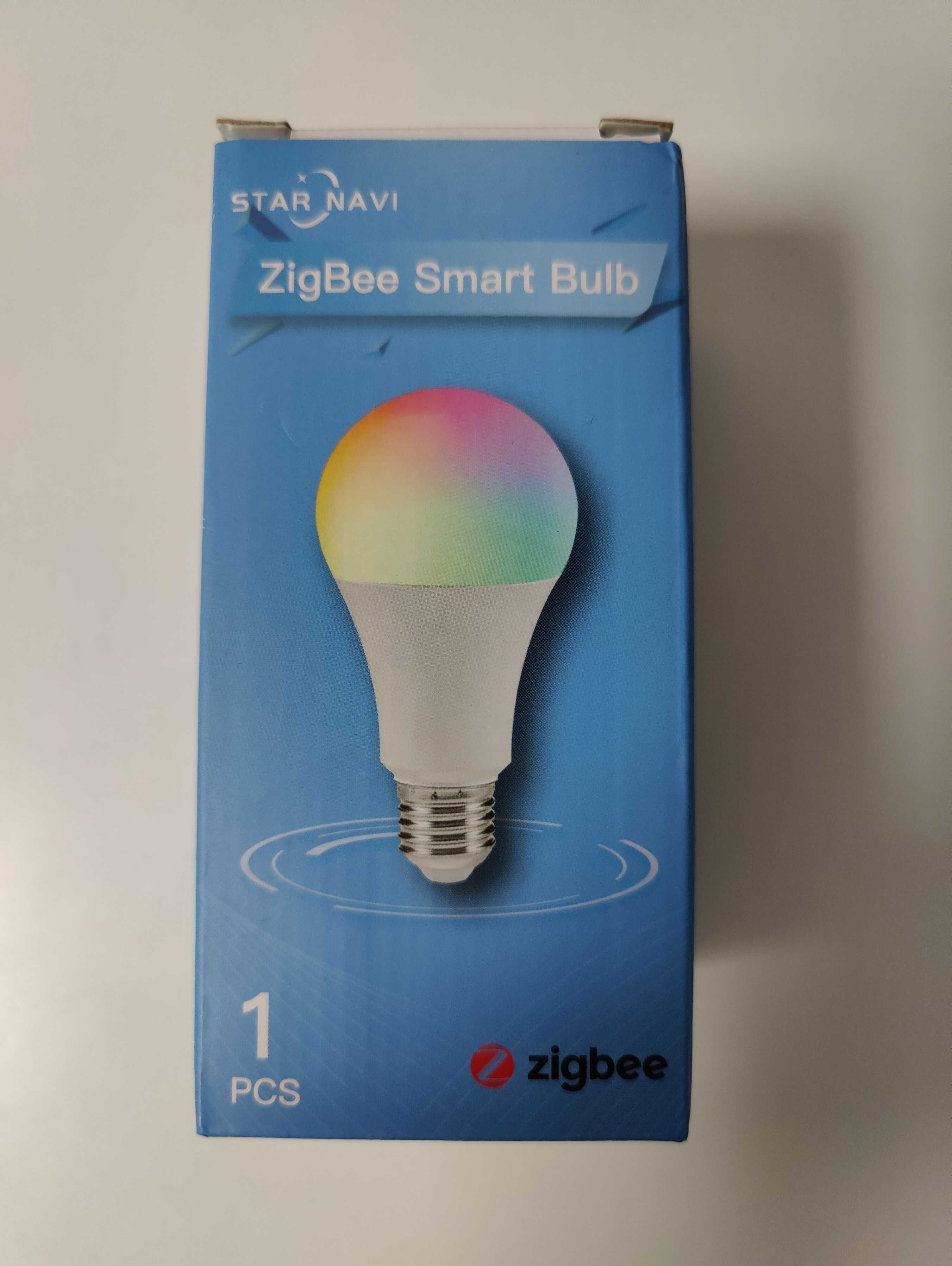 Żarówka LED E27 Smart Life Tuya Zigbee 9W Biała Kolorowa RGB Nowa