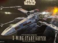 X-wing starfighter 1/72 wcale plastic model kit