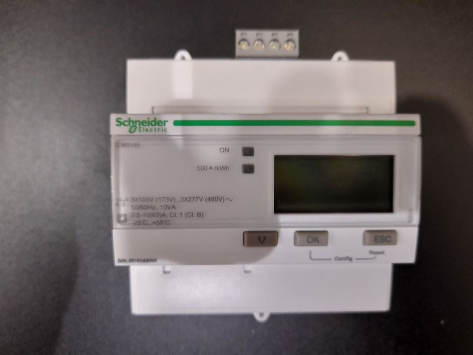 Medidor de energia iem 3155 63A classe 1 Modbus Mid como novo