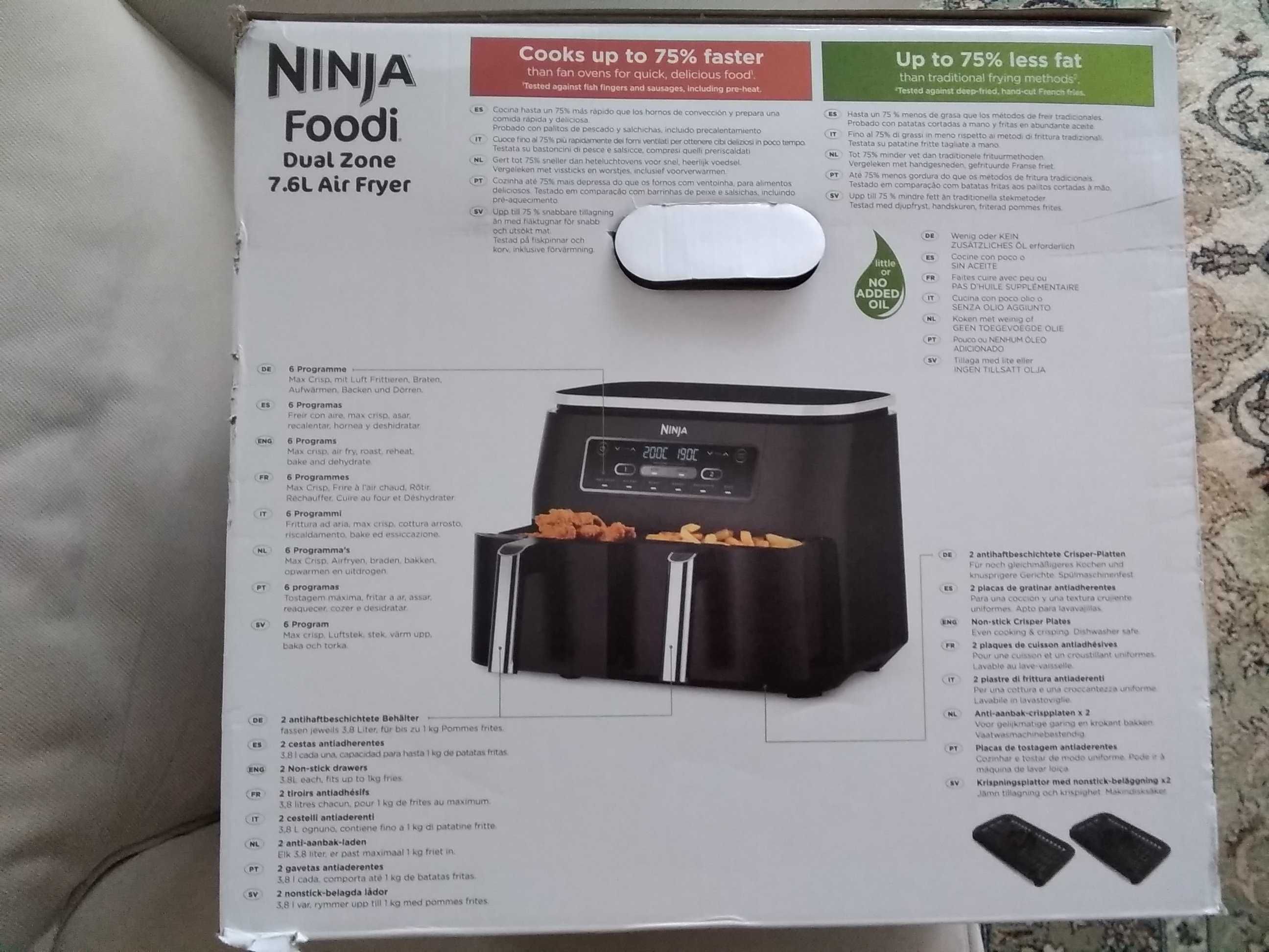 Frytownica beztłuszczowa ninja Foodi AF300EU 7.6l