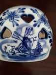 Подсвечник фарфоровый кобальт Bluo Delft Голландия