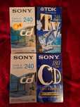 Kasety VHS TDK i Sony - nowe, folia