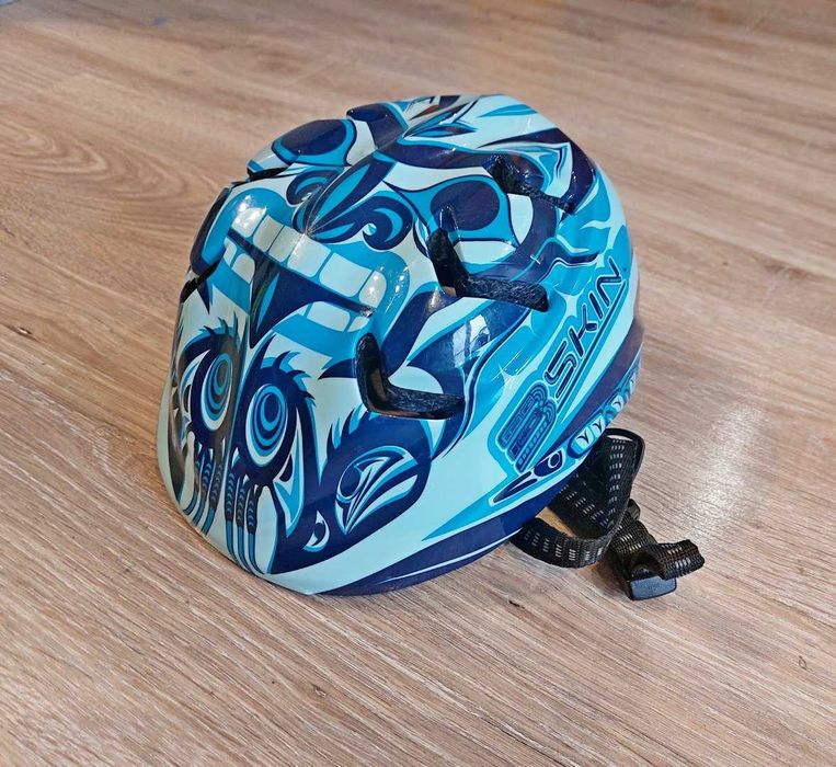 Kask dziecięcy na rower rolki hulajnogę S dla 2-latka