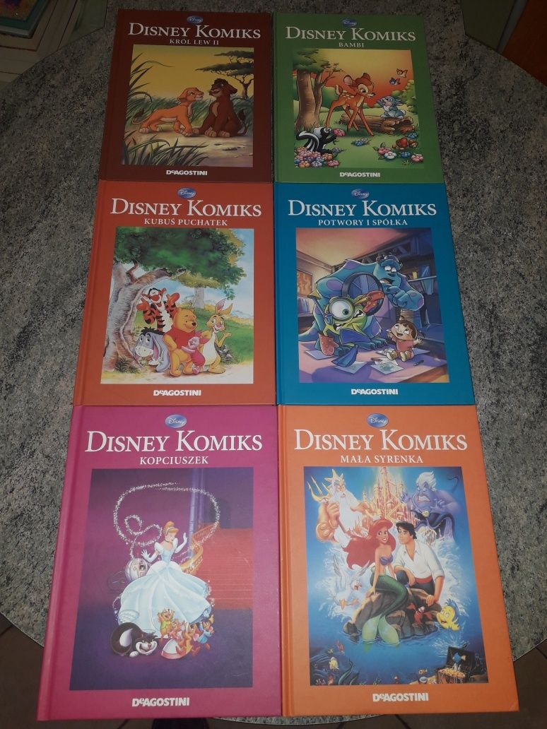 Książki. Seria 20 komiksów disney